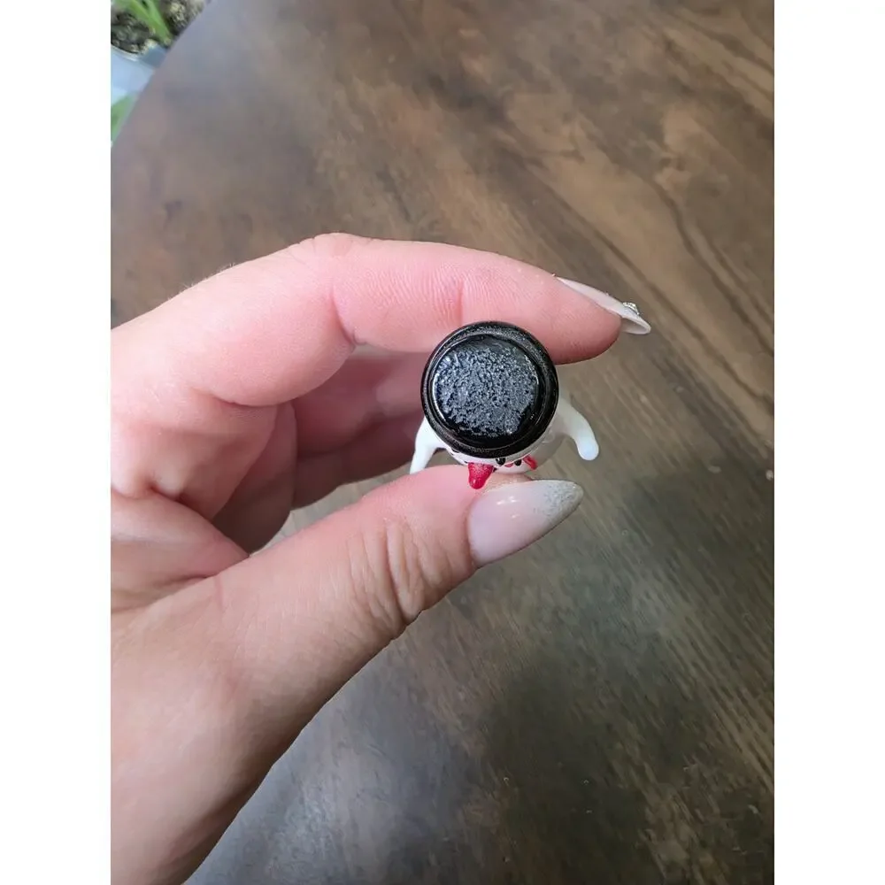 Glass Snowman Reusable Cork‎ Bottle Top Stopper Winter Holiday Themed